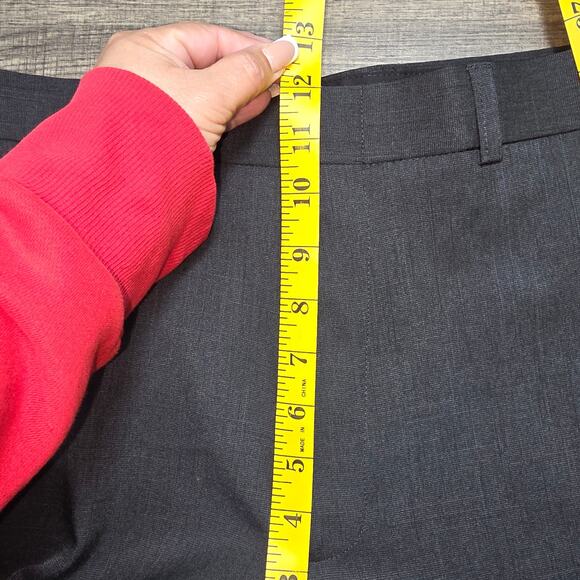 Design Collective Dress Pants Men 36R Gray Charcoal Flat Front Classic Fit Slack - Picture 9 of 11